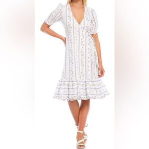 Antonio Melani Floral Wrap Dress SZ 0